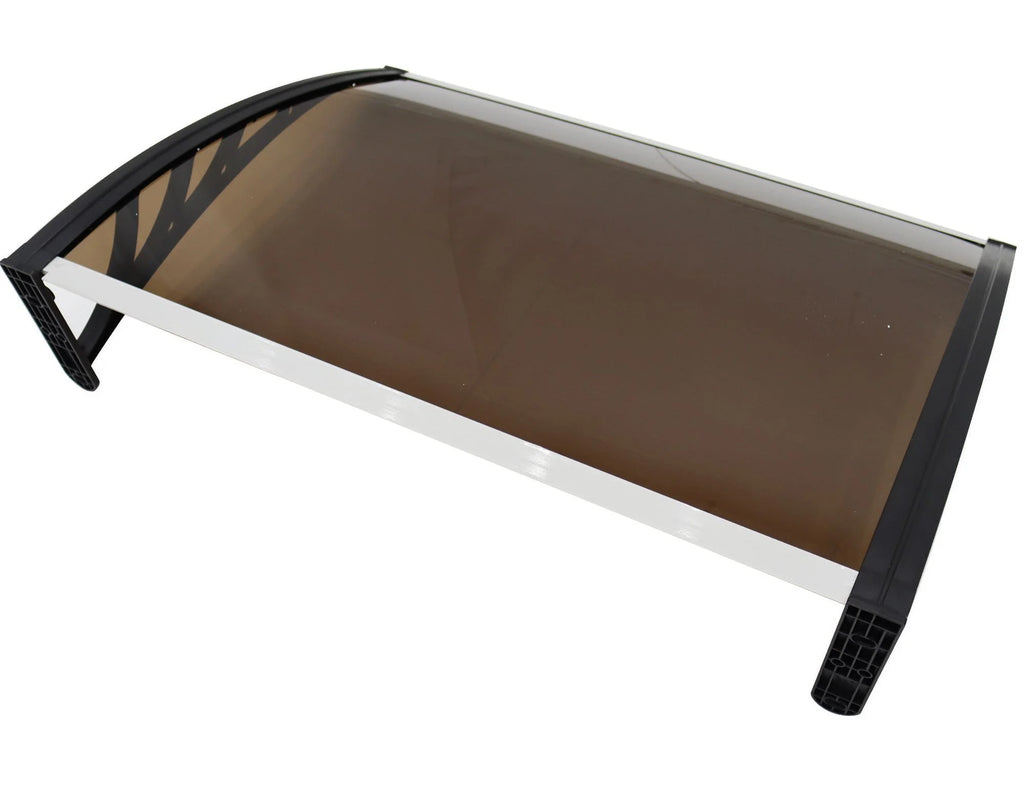 30"*40" Polycarbonate Awning Dark Brown I852