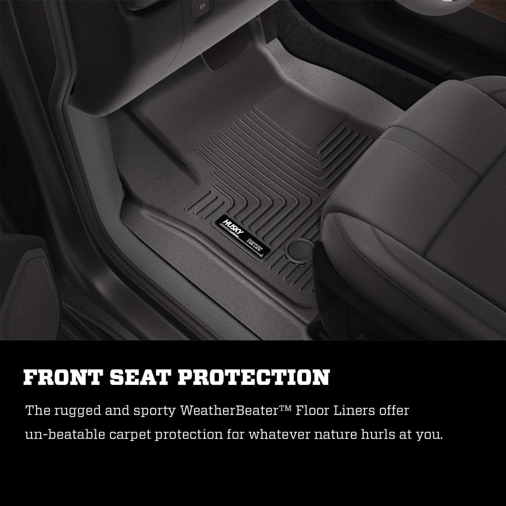 Black Front & 2nd Seat Floor Liners 3 Pcs R443