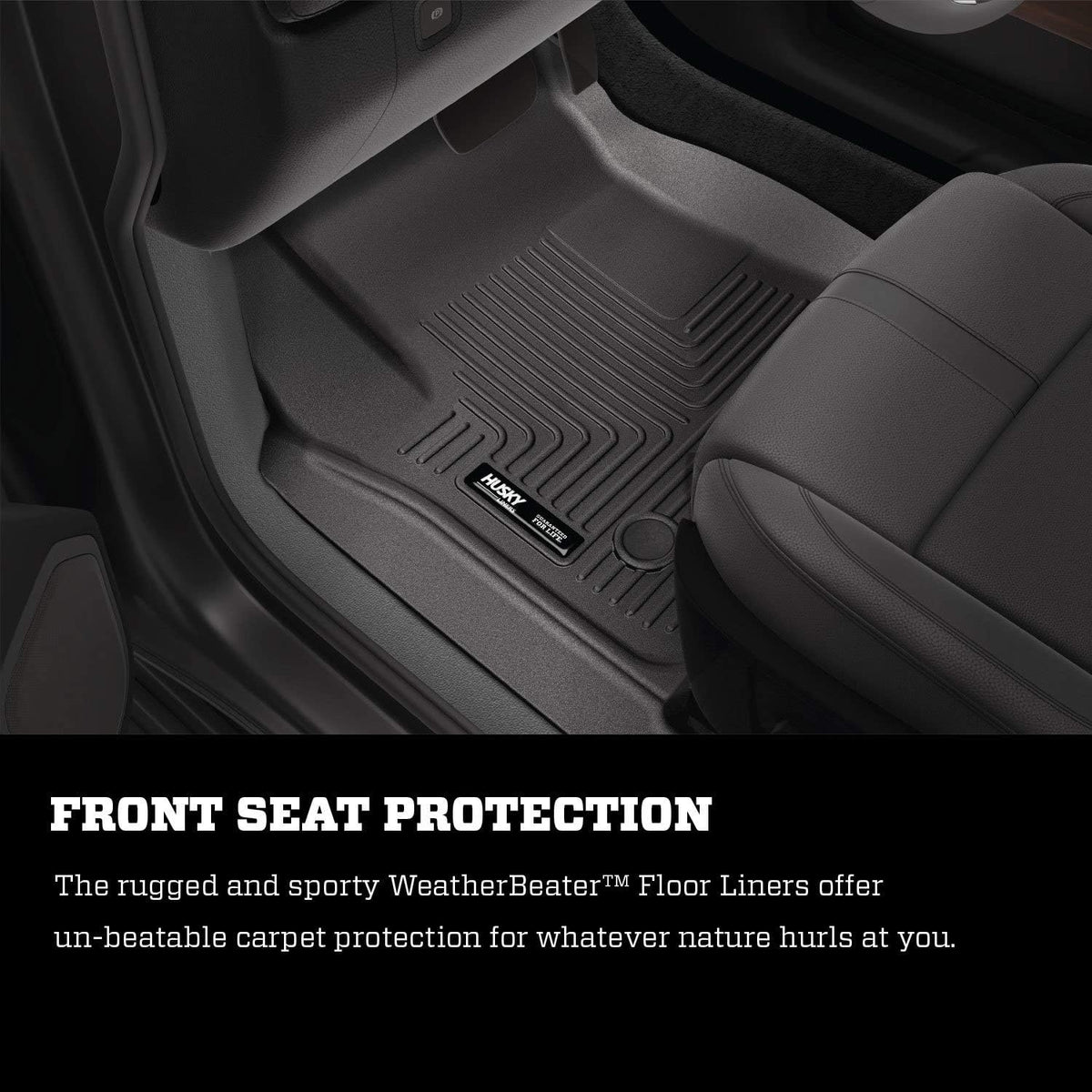 Black Front & 2nd Seat Floor Liners 3 Pcs R443