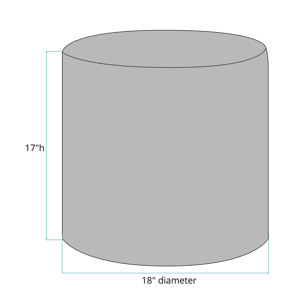 Gold Cylinder Ottoman F761919