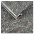 24"x354" Grey Marble Peel and Stick Wallpaper V31600