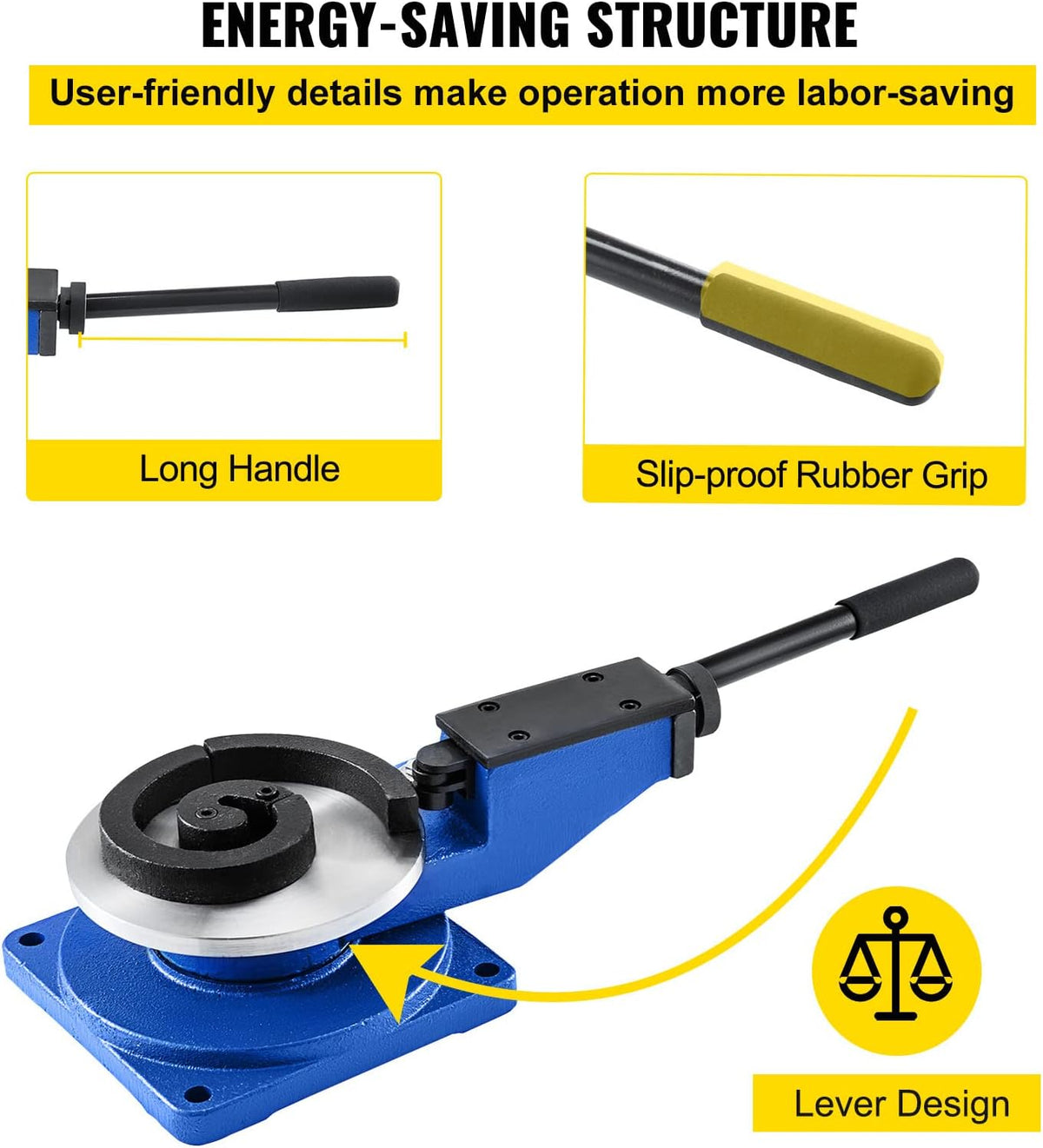 Metal Scroll Bender with 3 Scroll Bender Tools I608936