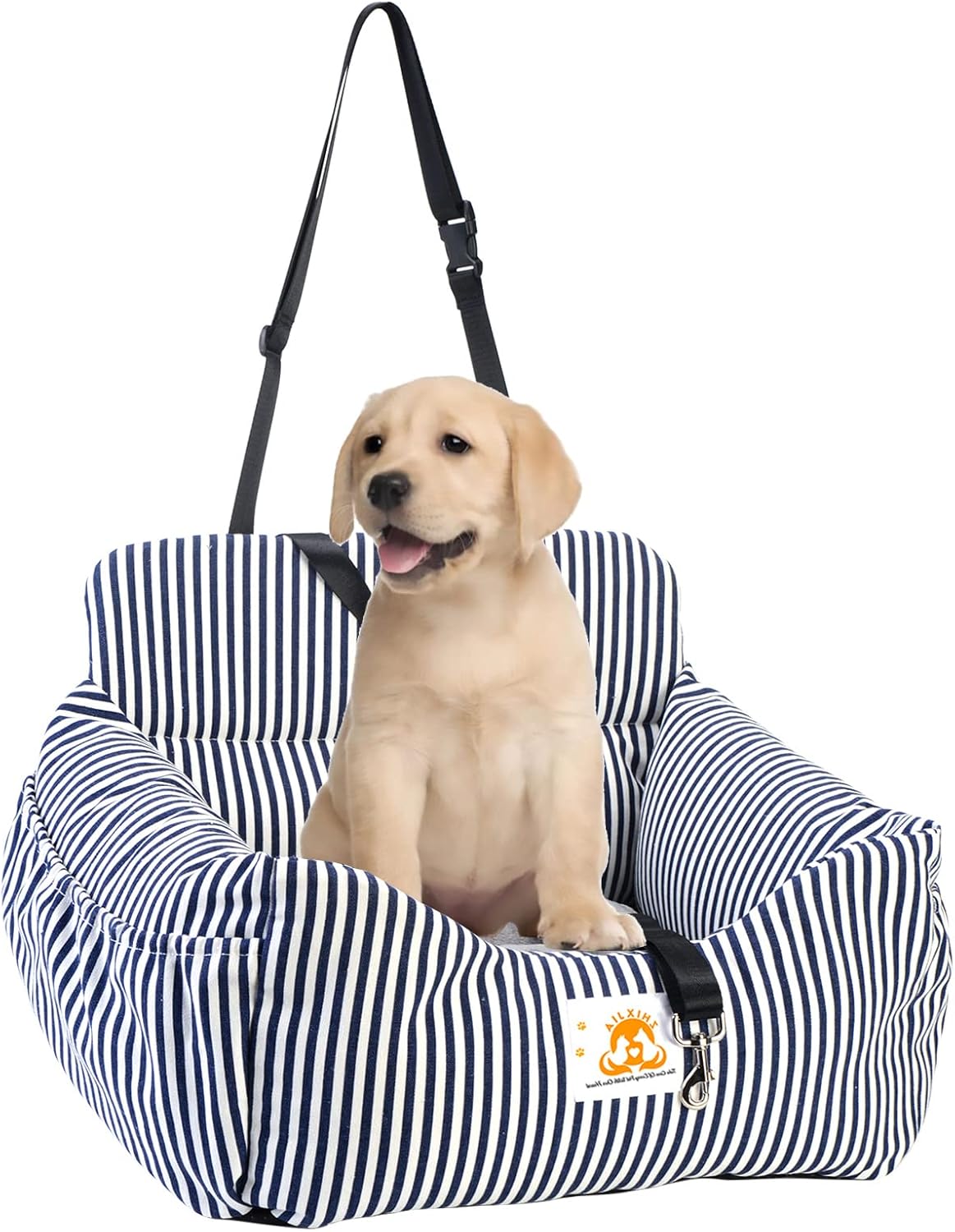 Dog Car Seat with Storage Pocket and Safety Leash S897