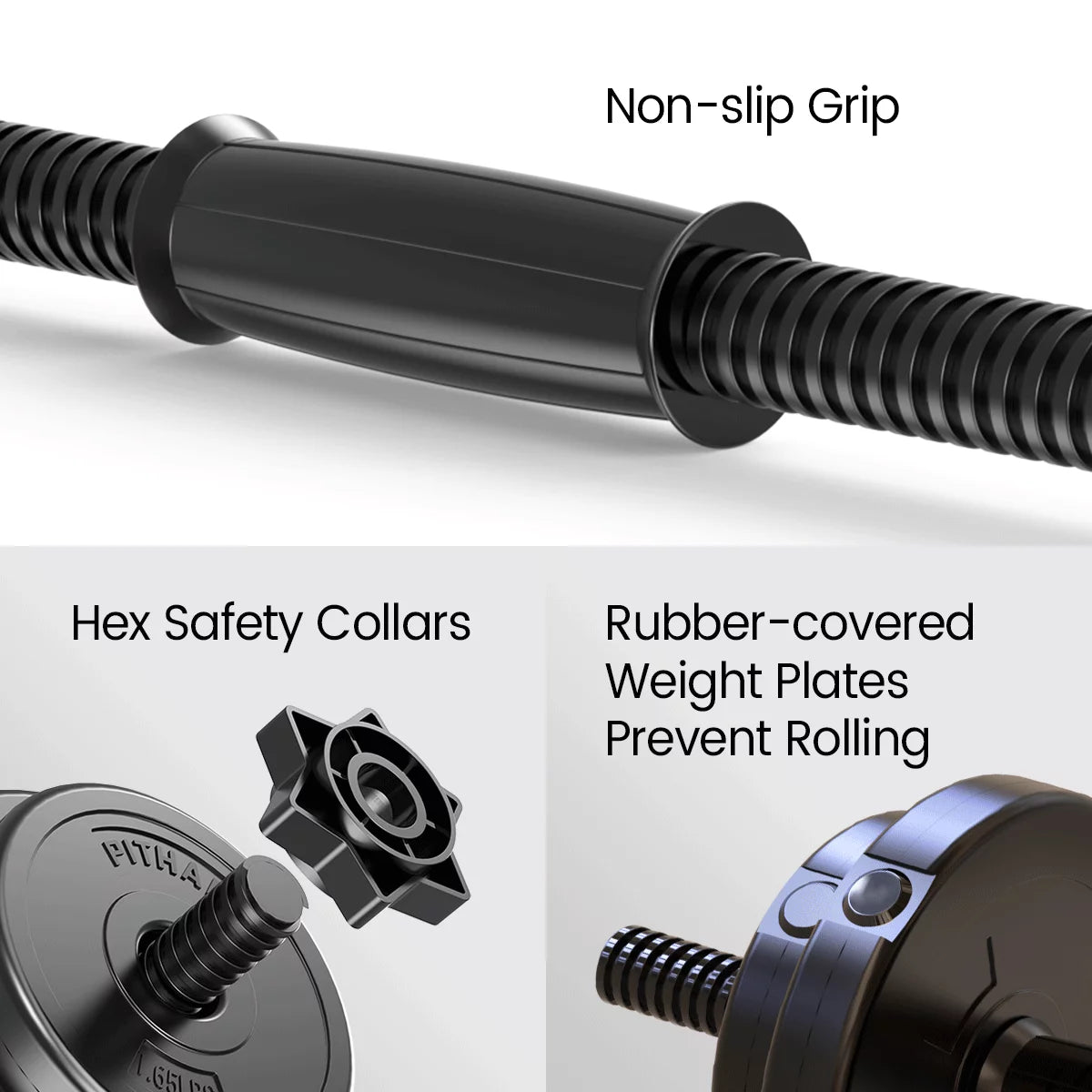 Adjustable Weight Dumbbell Set of 2 20lbs Q300562