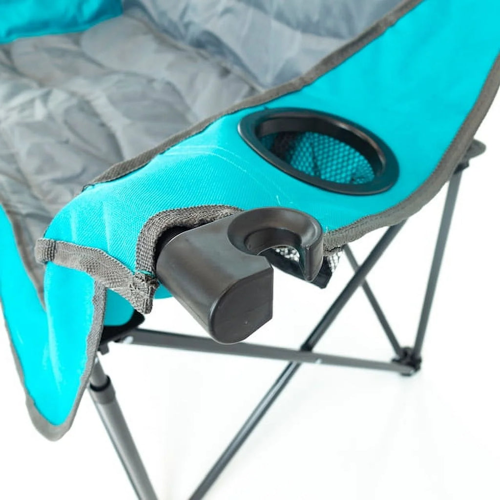 Teal Gray Two Seat Loveseat O889