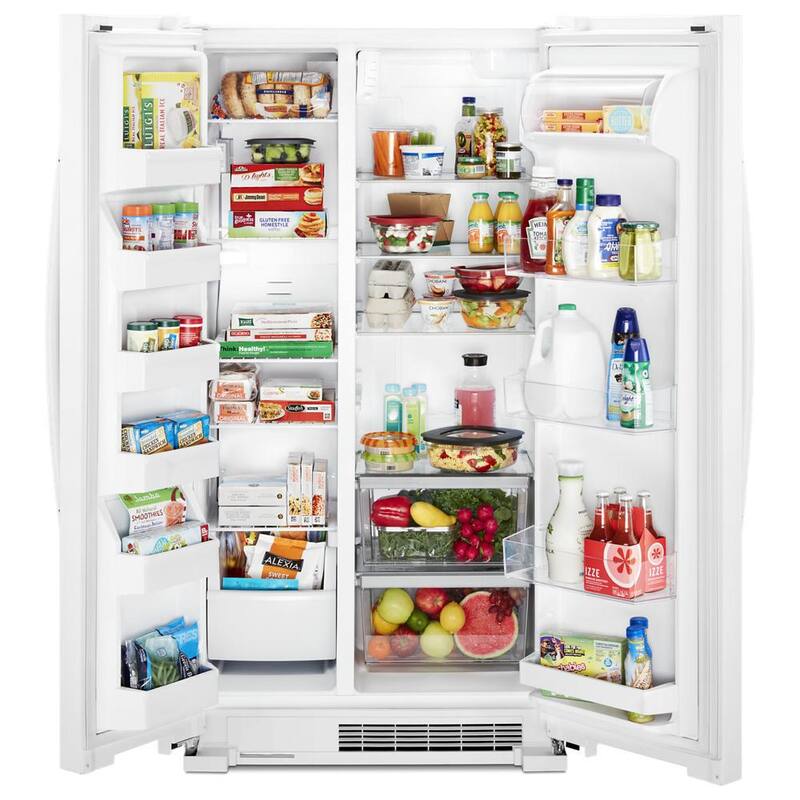 White 25 cu. ft. Side by Side Refrigerator C92196