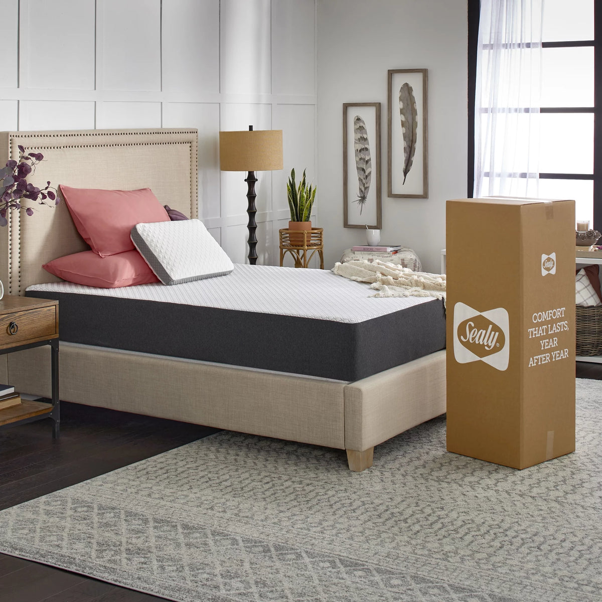 Queen Gel Memory Foam Mattress Q335309