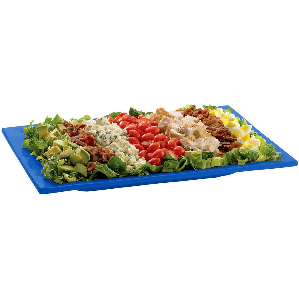 Cobalt Blue Cast Aluminum Rectangular Platter K9263