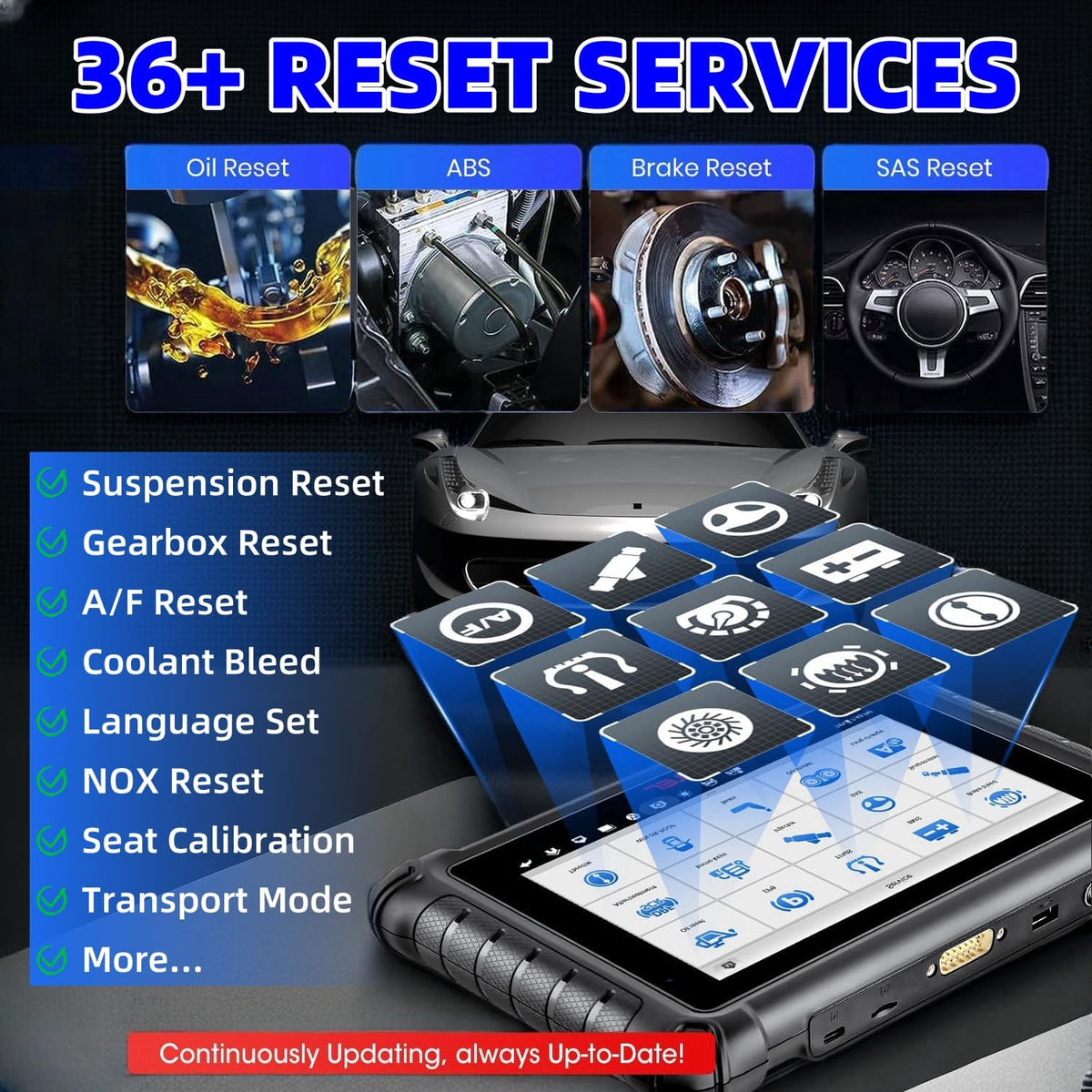 All System Diagnostic Scanner with TPMS Programming B580