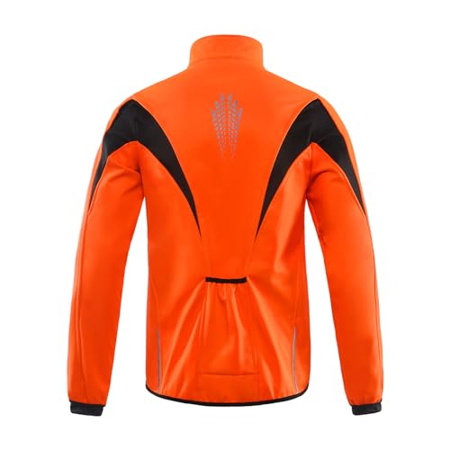 Winter Warm UP Thermal Softshell Cycling Jacket Windproof Waterproof Y8836
