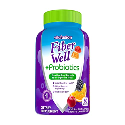 60 Count Fiber Well Probiotics Gummies E802361