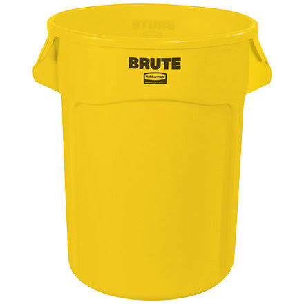 44 Gallon Yellow Trash Can J1114