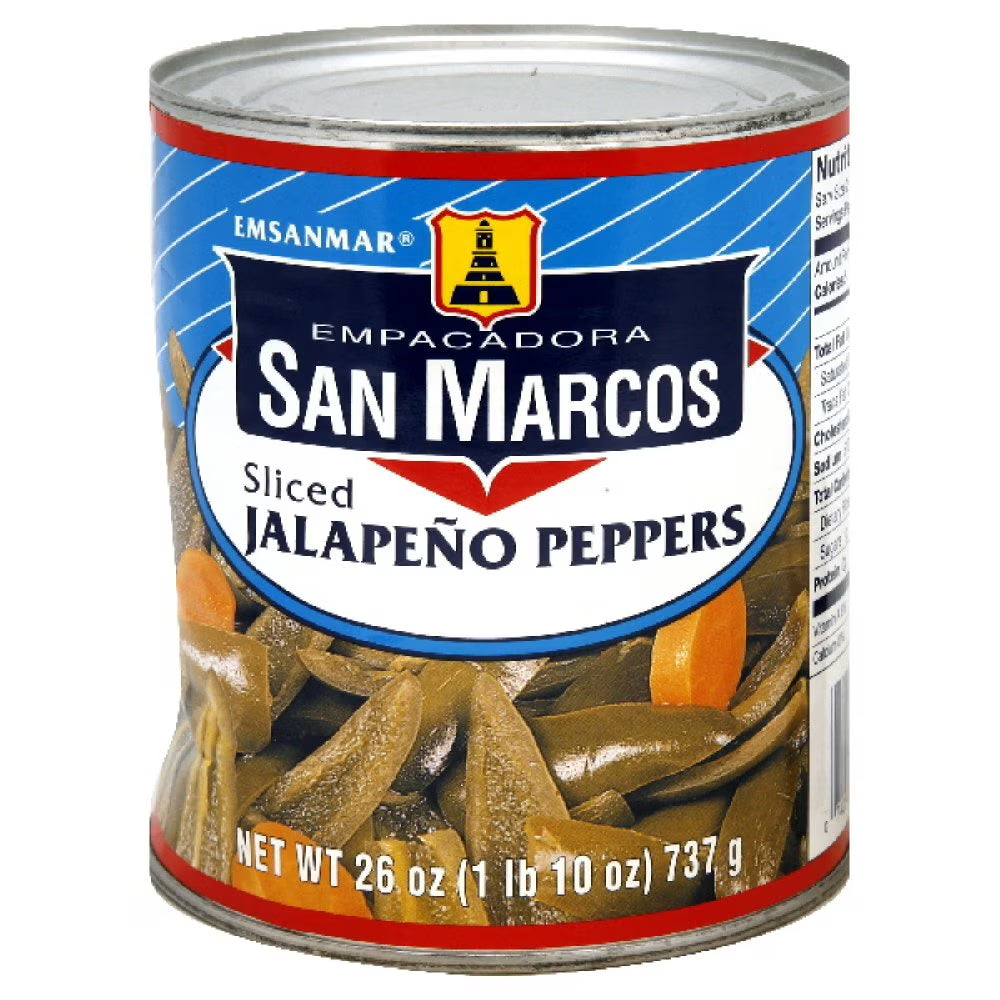 Sliced Jalapeno Tin, 26-ounces (Pack of 20) H4784