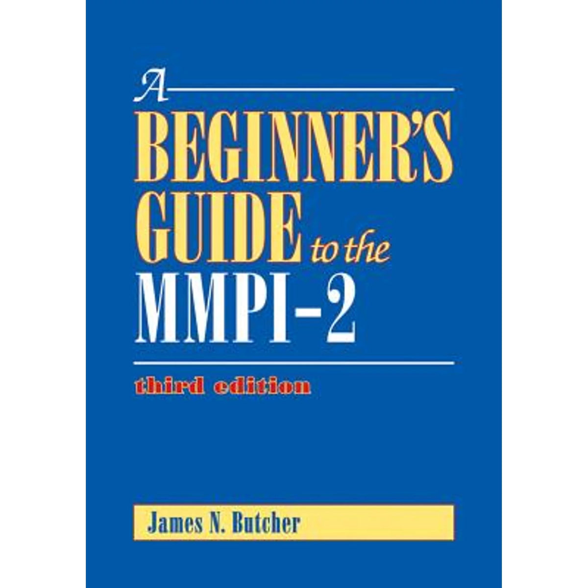 Pre-Owned A Beginner's Guide to the Mmpi-2 Hardcover K649
