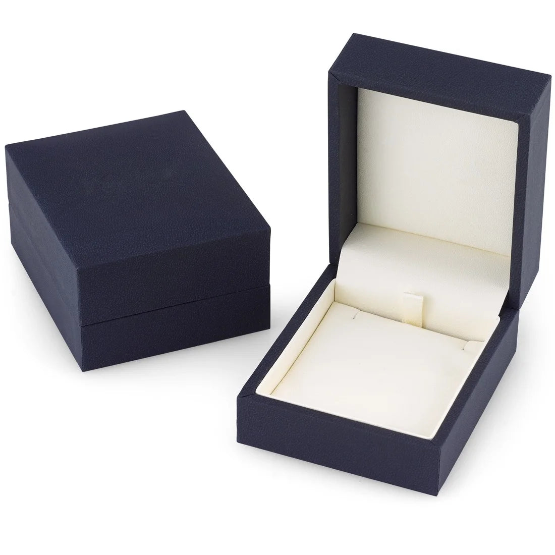 14K White Gold Created Blue Sapphire Halo Ring V3556