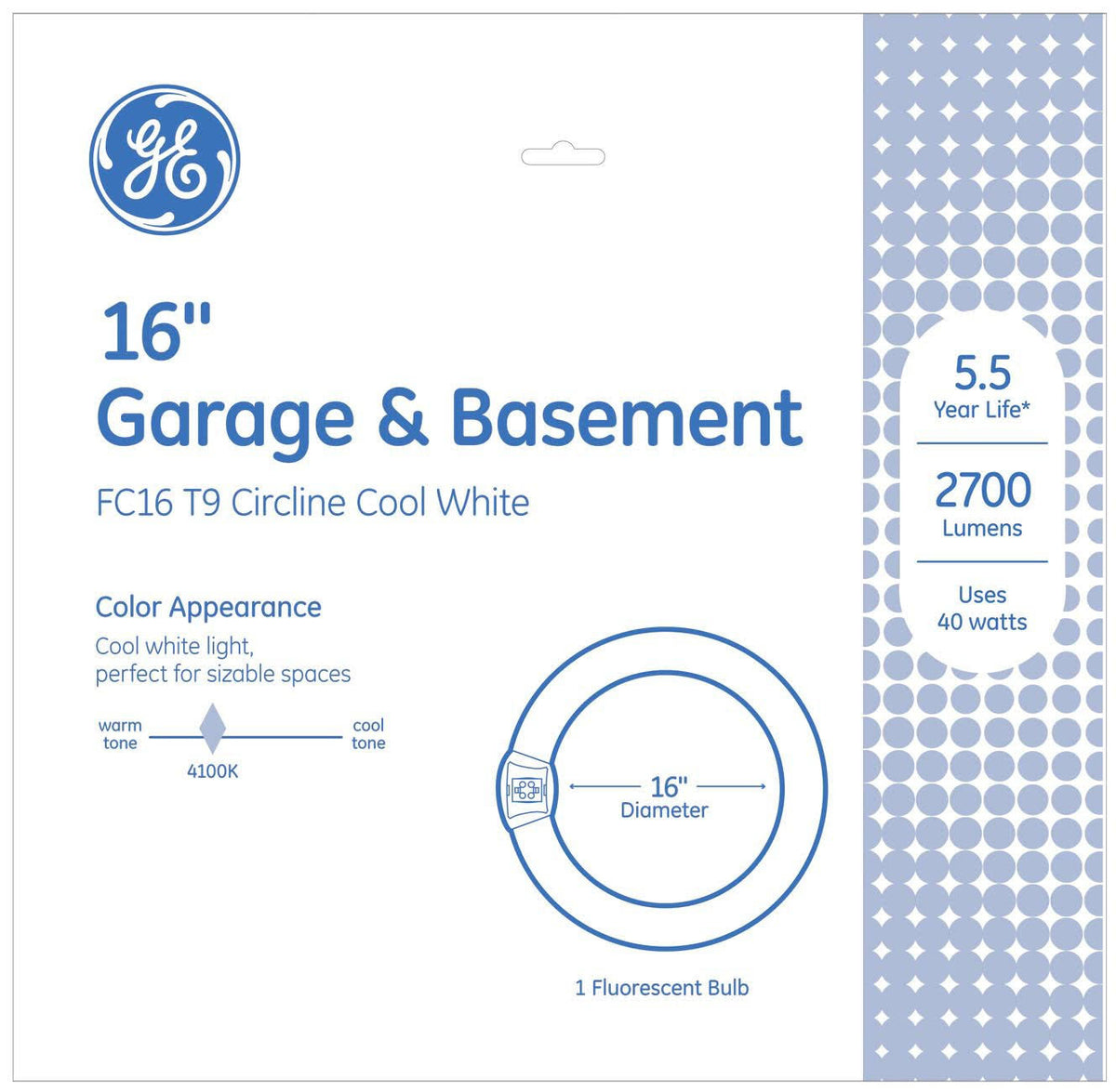 12-Pack Cool White T9 Circuline Fluorescent Lamp H735344