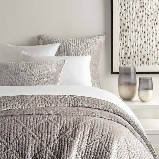 Euro Quilted Velvet Sham A7215