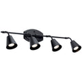 Black 4 Light Rail Light F8191