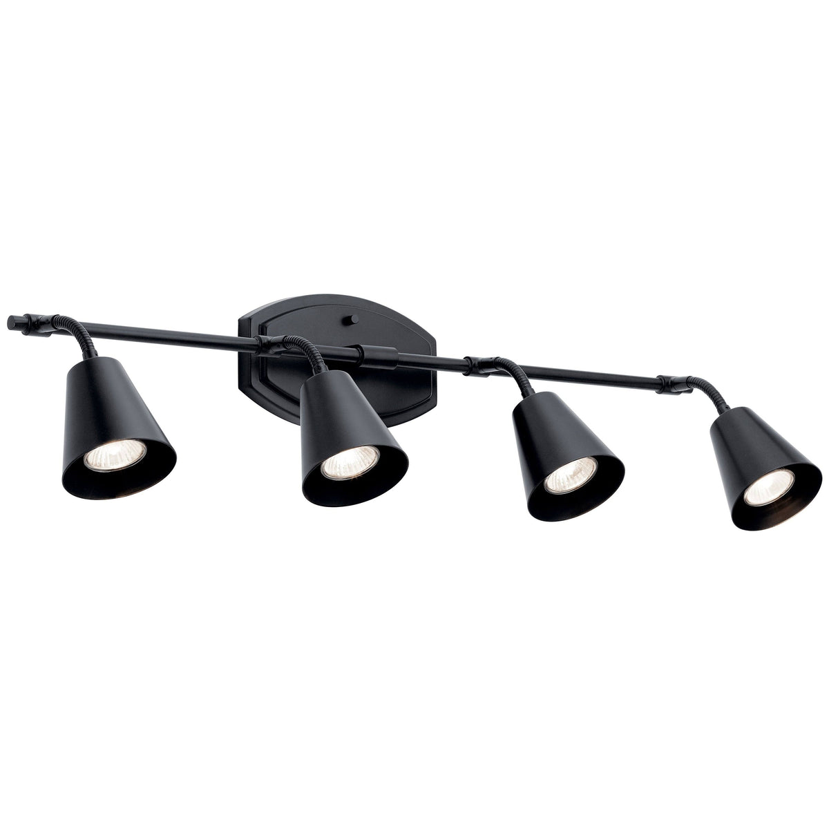 Black 4 Light Rail Light F8191
