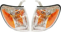 Clear & Amber Lens Turn Signal Light Pair for Toyota Tundra 2005 2006 J131340