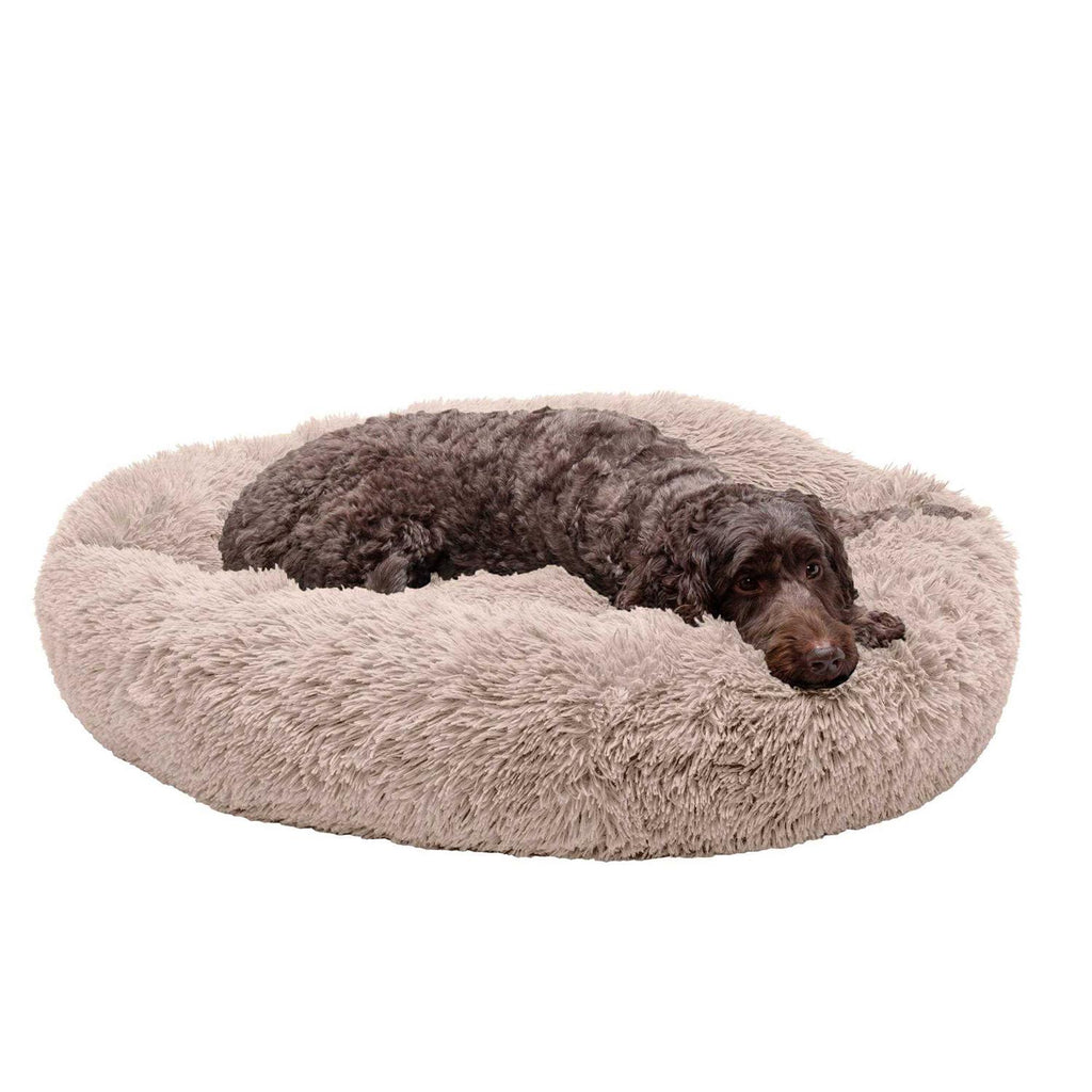 Long Fur Donut Dog Bed N3322