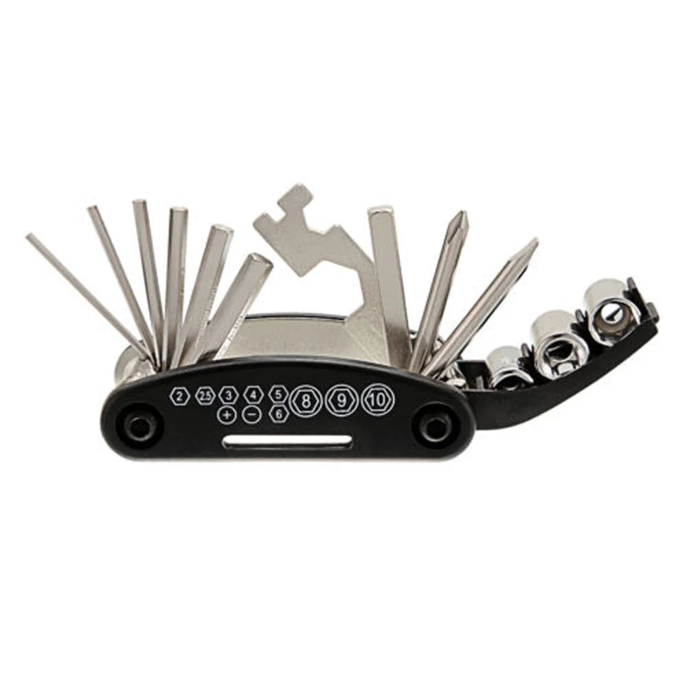 16in1 Multi-function Bike Repair Tool Set With Pump Z56346