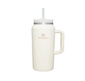 Cream 64oz Stainless Steel Tumbler with Lid and Straw J16678