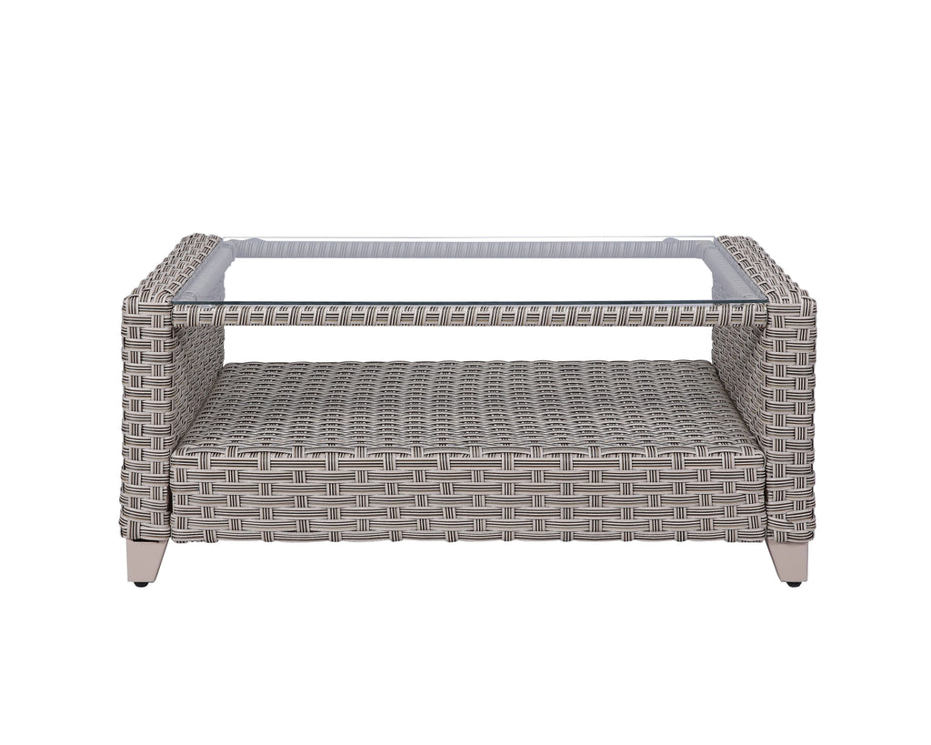 Gray Fabric Patio Sofa Set J372