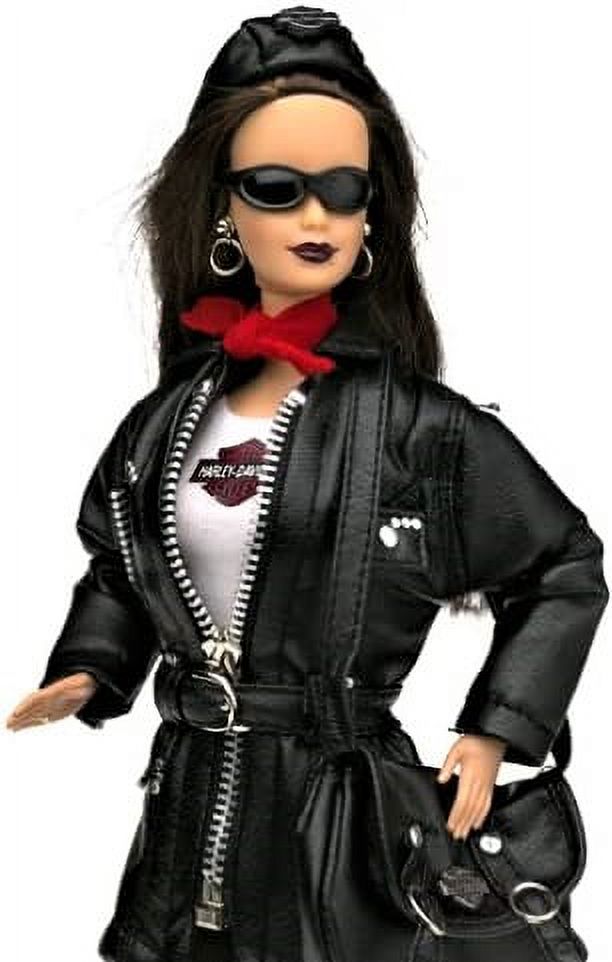 Brunette Barbie Doll Motorcycle C897556