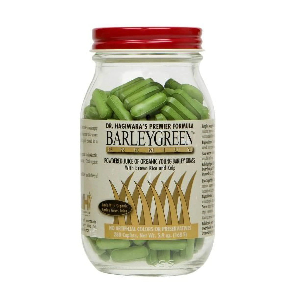 BarleyGreen Vegetable Supplement with Kelp & Brown Rice 280 Tablets C743