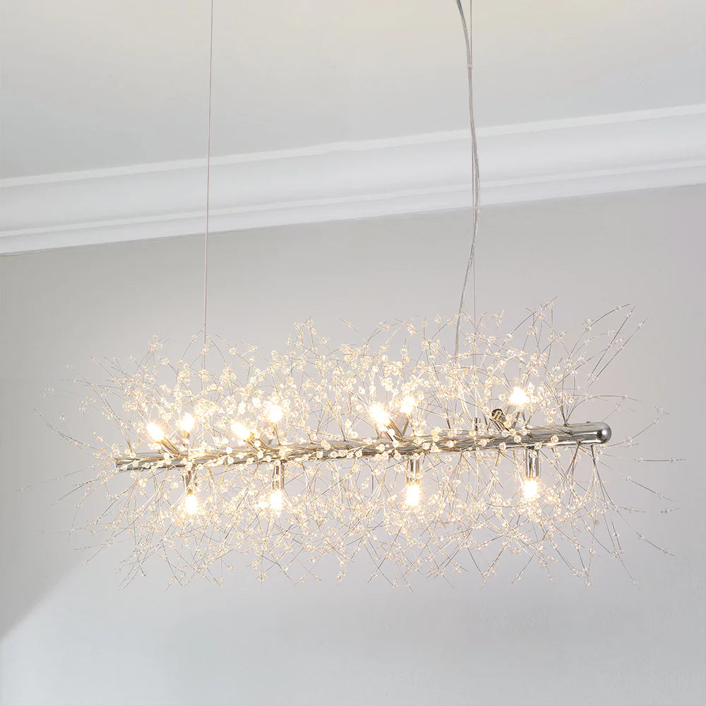 12-Light Dimmable Contemporary Sputnik Chandelier O8860