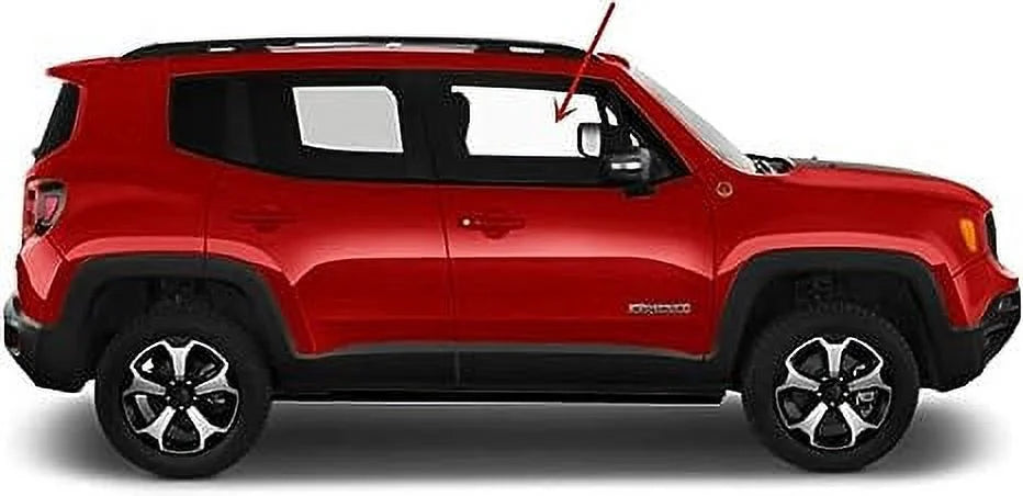 Passenger Side Front Door Window Glass Q68098