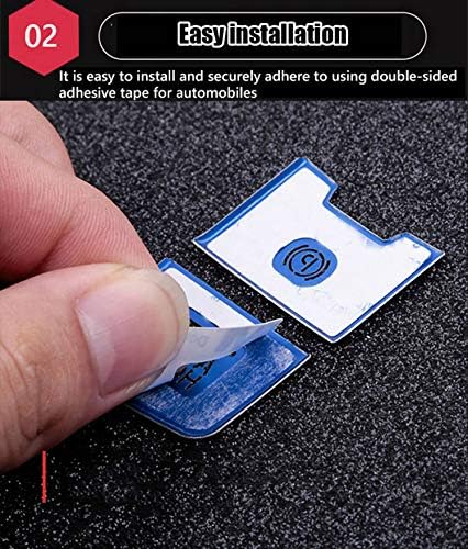 Aluminum Multi-Media Control Button Cover Decal Trim 4 pieces/set (blue) Y8278