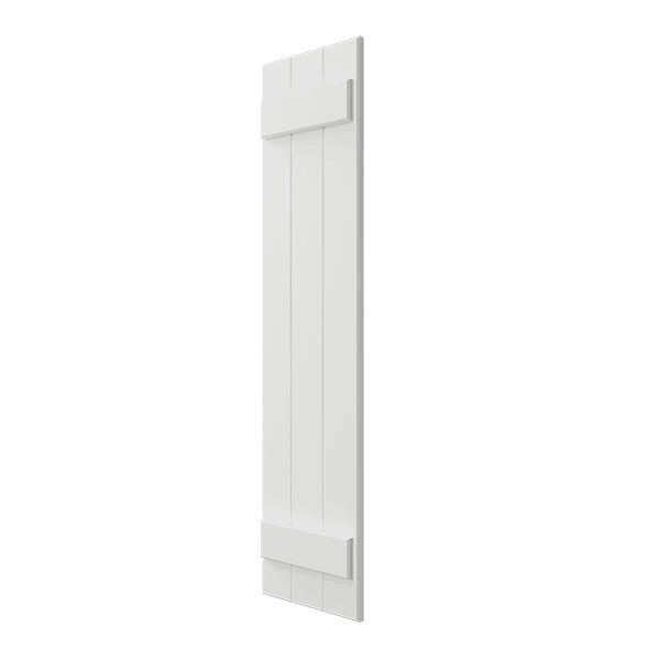 Composite Board-n-Batten Shutters, Per Pair E6068