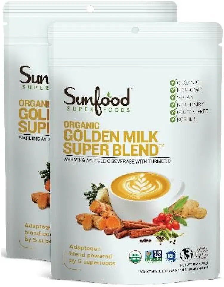 Organic Golden Milk Turmeric Latte Blend 6 oz 2-Pack L906