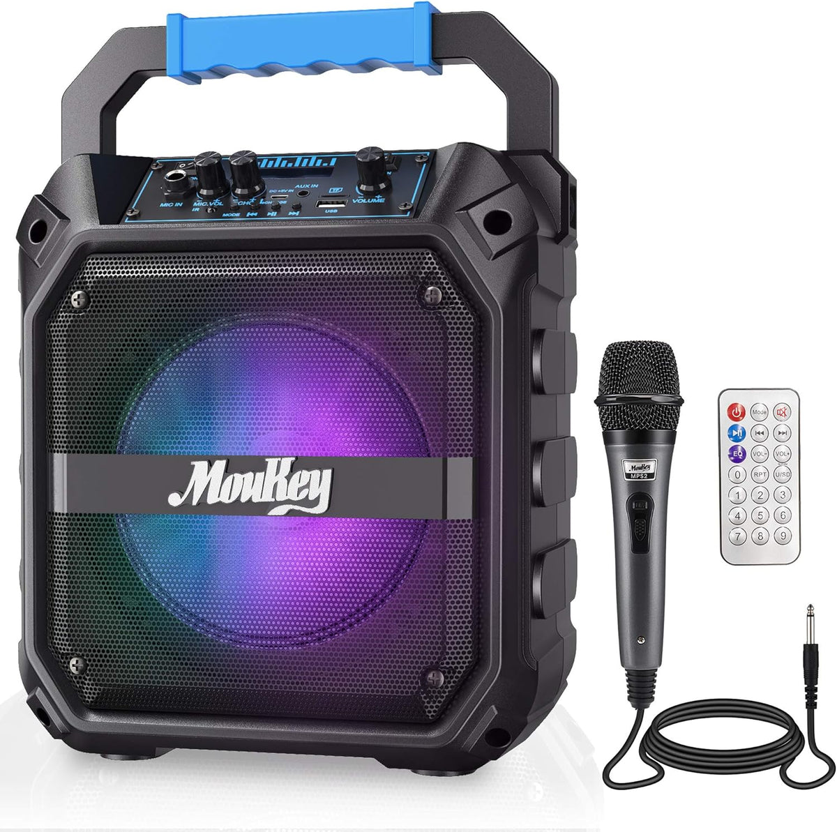 Portable PA Speaker with Wireless Microphone E291