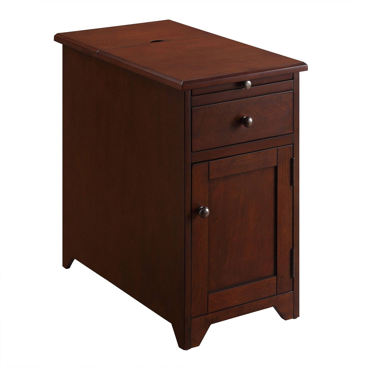 1-drawer 1-door Side Table with USB Charger Y374