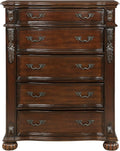 Cherry Finish 5 Drawer Chest N549195