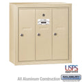 Vertical Mailbox - 3 Doors - Sandstone - Surface Mounted L92437