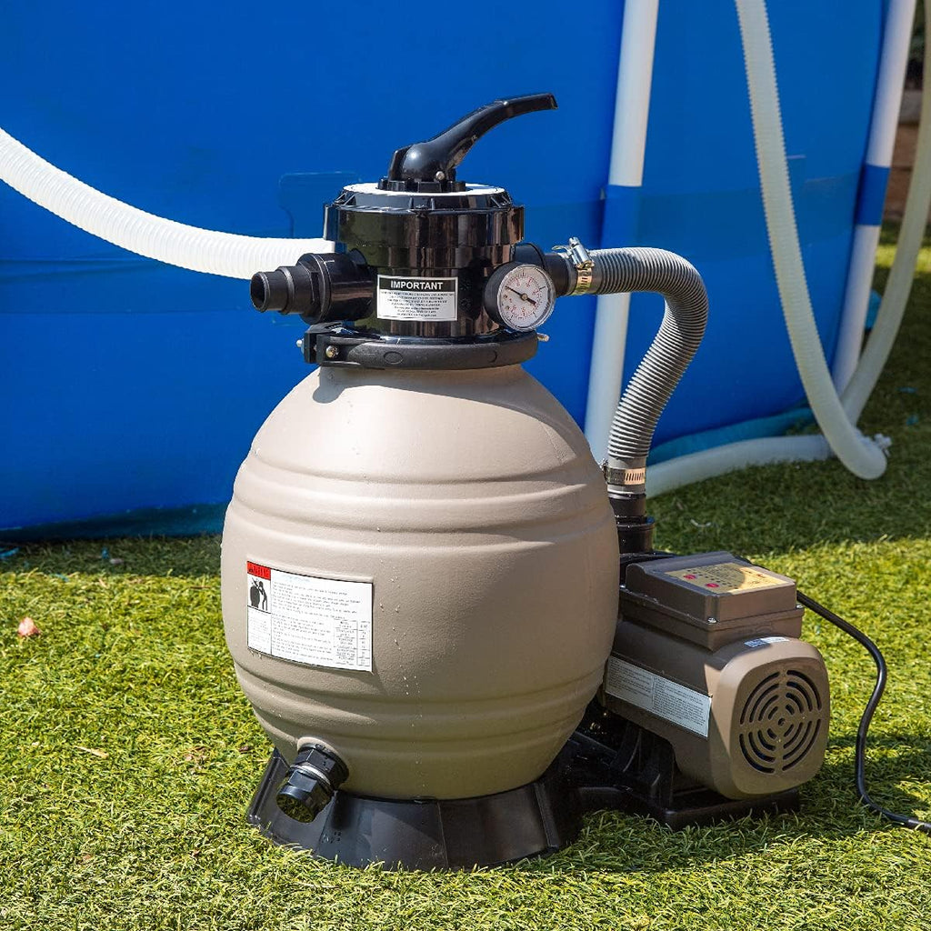 13" Sand Filter Above Ground Swimming Pool Pump Set B921919