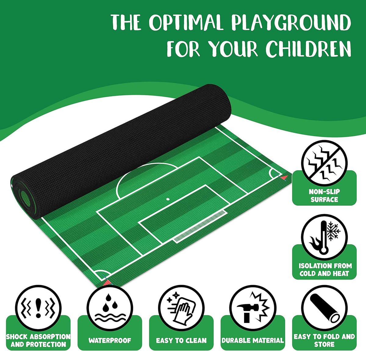 Large Foldable Baby Foam Play Mat 40x60 T124298