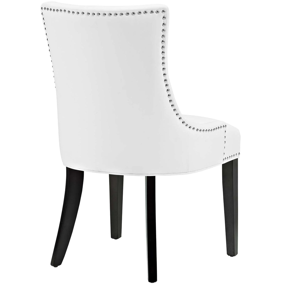 White Faux Leather Dining Chair C1023