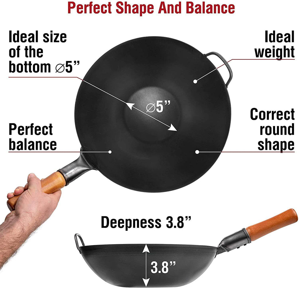 Carbon Steel Wok Pan F430