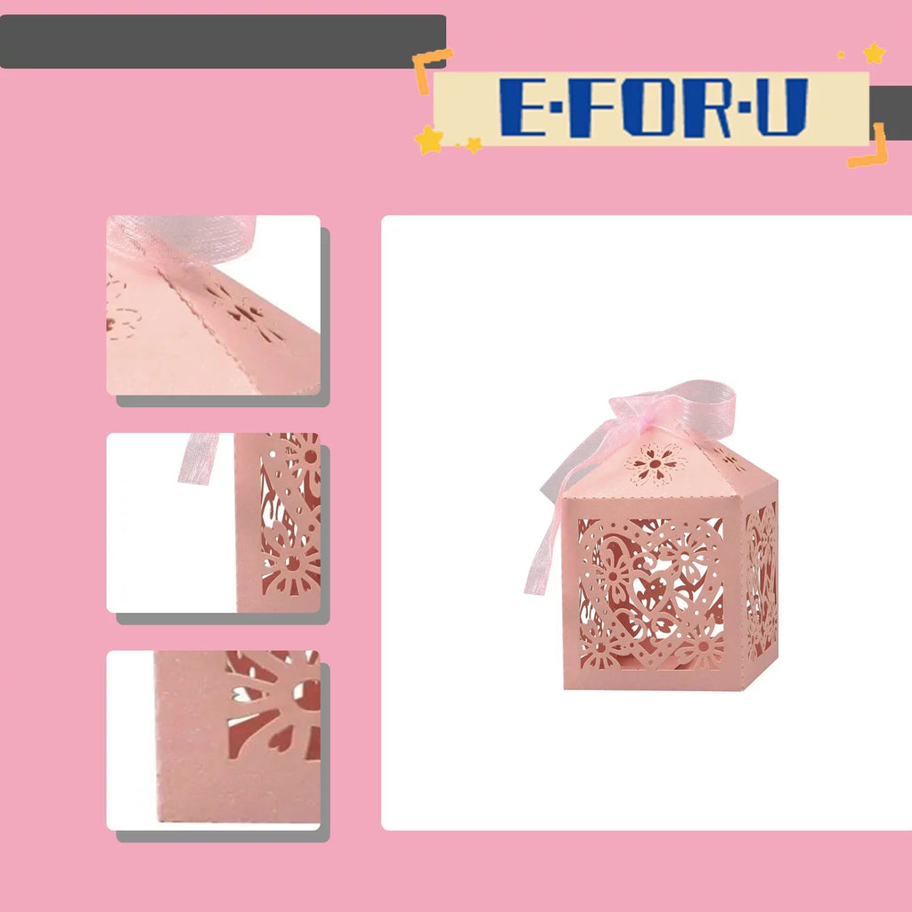 Laser Cut Wedding Candy Gift Box L77000