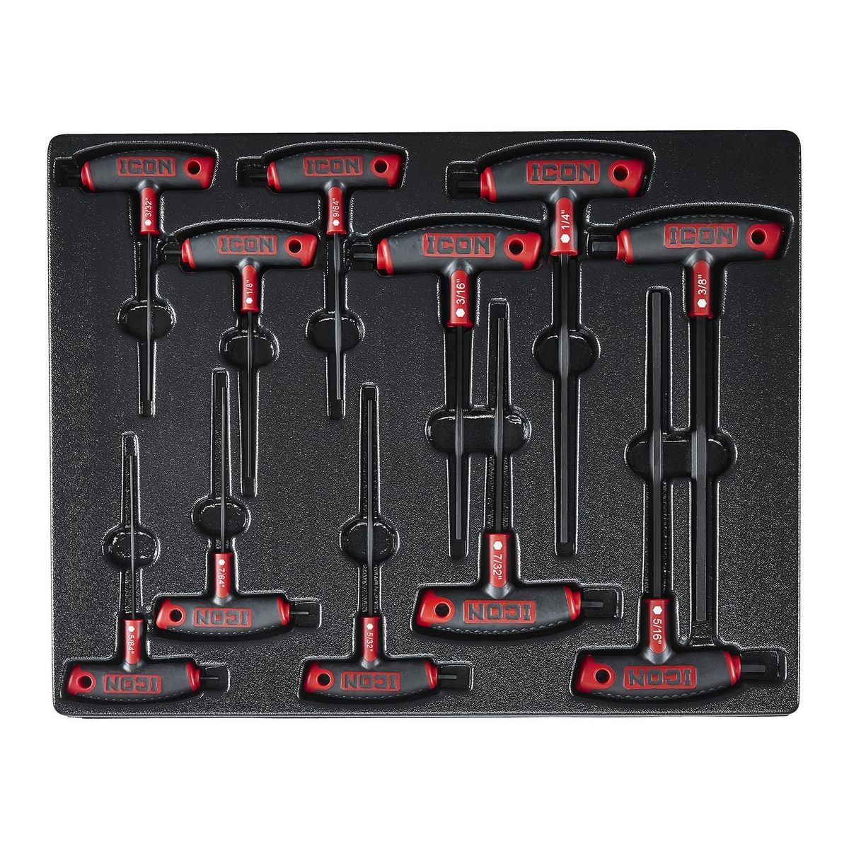 11 Piece T-Handle Hex Key Set Q9278