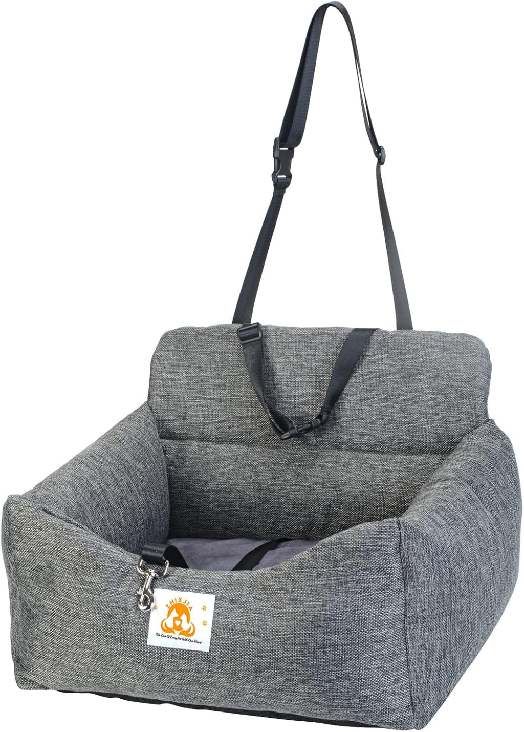 Dog Car Seat with Storage Pocket and Safety Leash S897