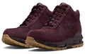 Deep Burgundy Suede Ankle Boots I6066