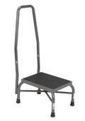 Heavy Duty Footstool with Handrail and Non Skid Rubber Platform L781
