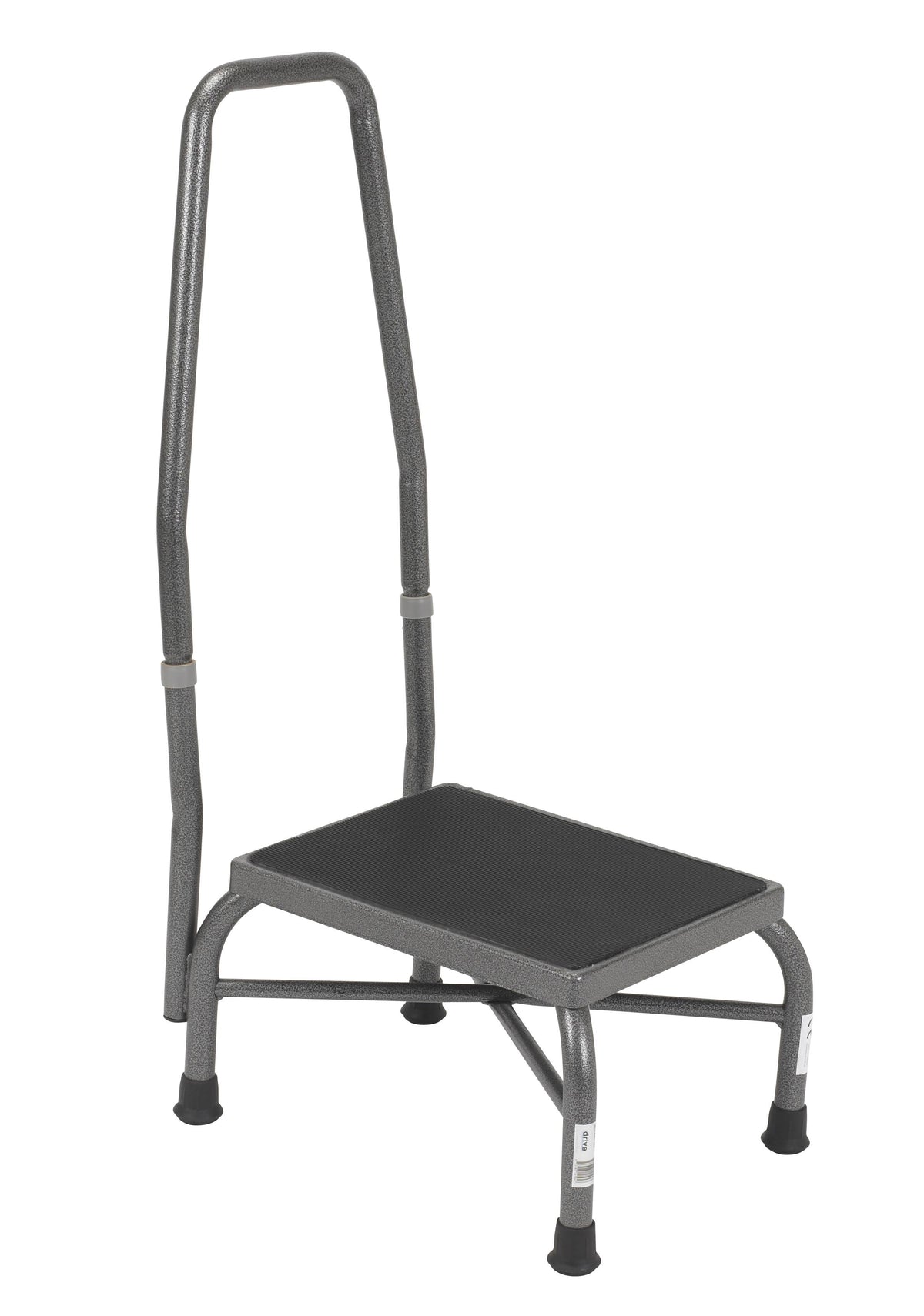Heavy Duty Footstool with Handrail and Non Skid Rubber Platform L781