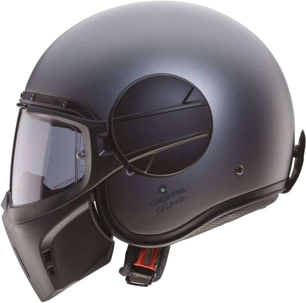 Jet Helmet Matt Gun Metal Size S A602